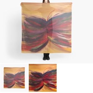 55” x 55” Luxurious & Colorful Silky Scarves